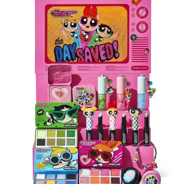 پک کامل آرایشی پاور پاف گرل (ست- کالکشن) شیگلم مدل:The Powerpuff Girls X SHEGLAM Collection Set